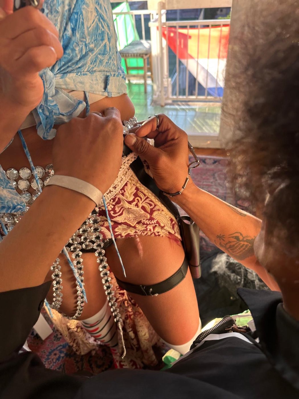 Las manos trabajando